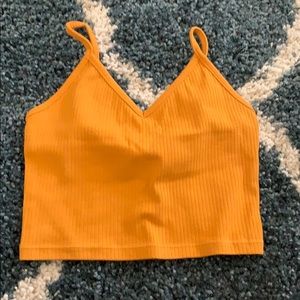 Ribbed crop top